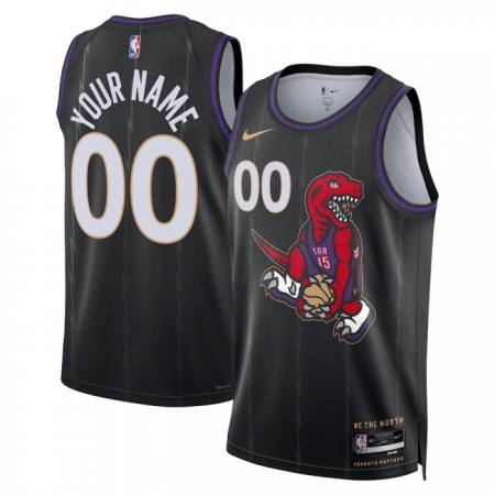 Dres Toronto Raptors Prilagođeni Nike 2024-25 City Edition Crno Swingman